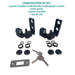 Kit d'accessoires inclus pour portillon